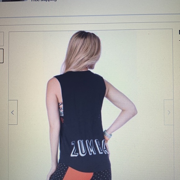 V-Neck Cutout Detail On Front  plus a Bright Foil Graphic - Picture 5 of 6